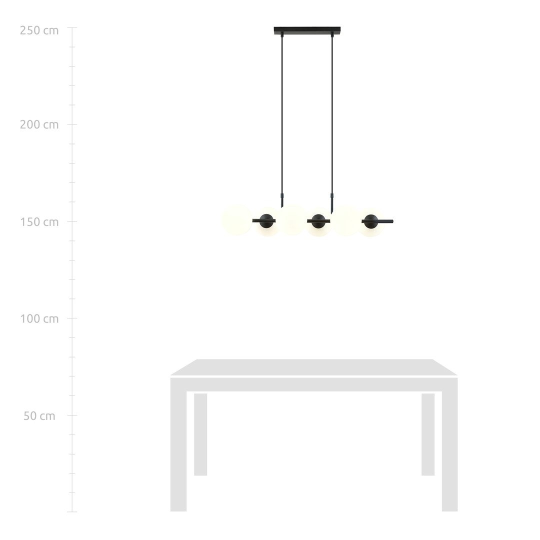 Hanglamp Marta Zwart Ø15 cm - Afbeelding 5