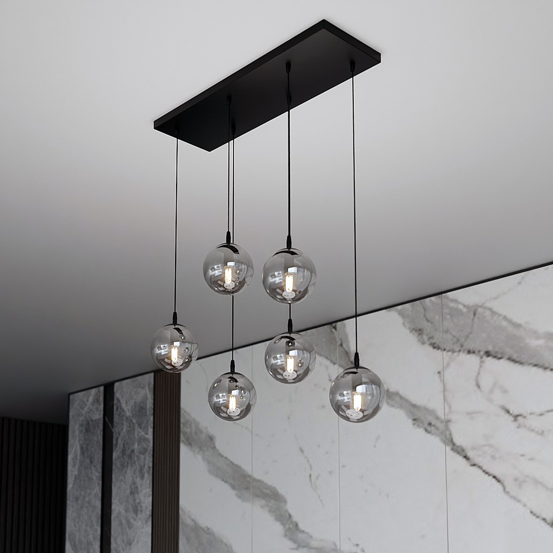 Hanglamp Hestun Zwart Ø14 cm - Afbeelding 5