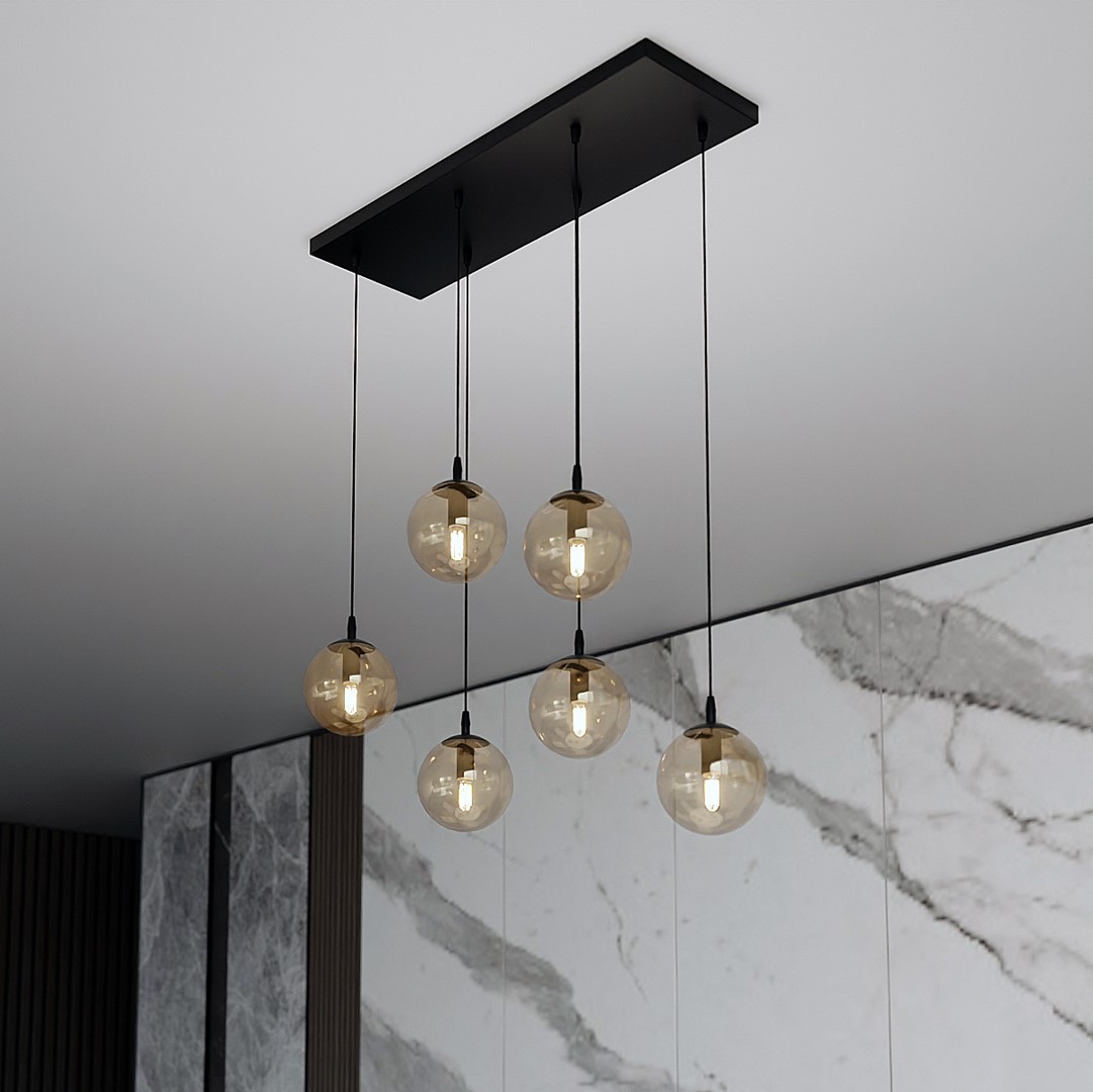 Hanglamp Sieskura Zwart Ø14 cm - Afbeelding 5