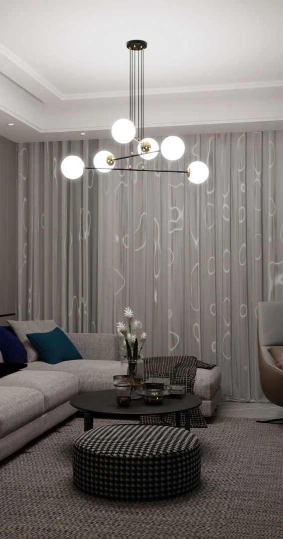 Hanglamp Gunde Zwart Ø15 cm - Afbeelding 5