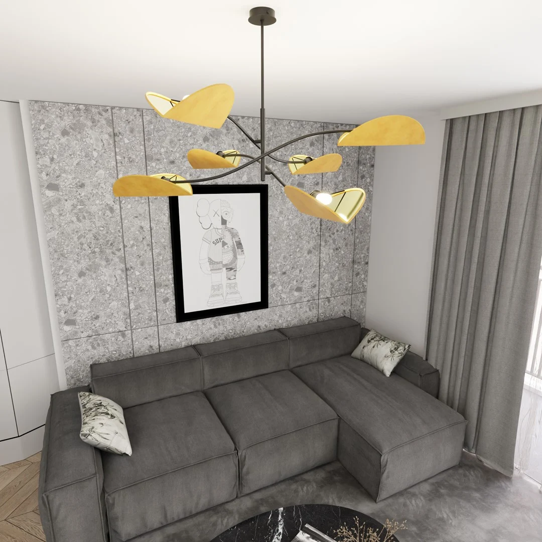 Plafondlamp Slaundan Zwart - Afbeelding 5