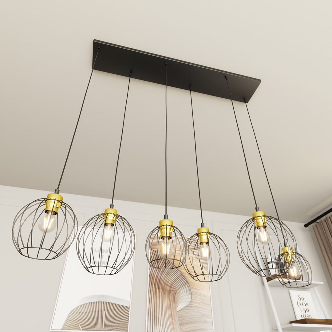 Hanglamp Breentino Zwart Ø24 cm - Afbeelding 5