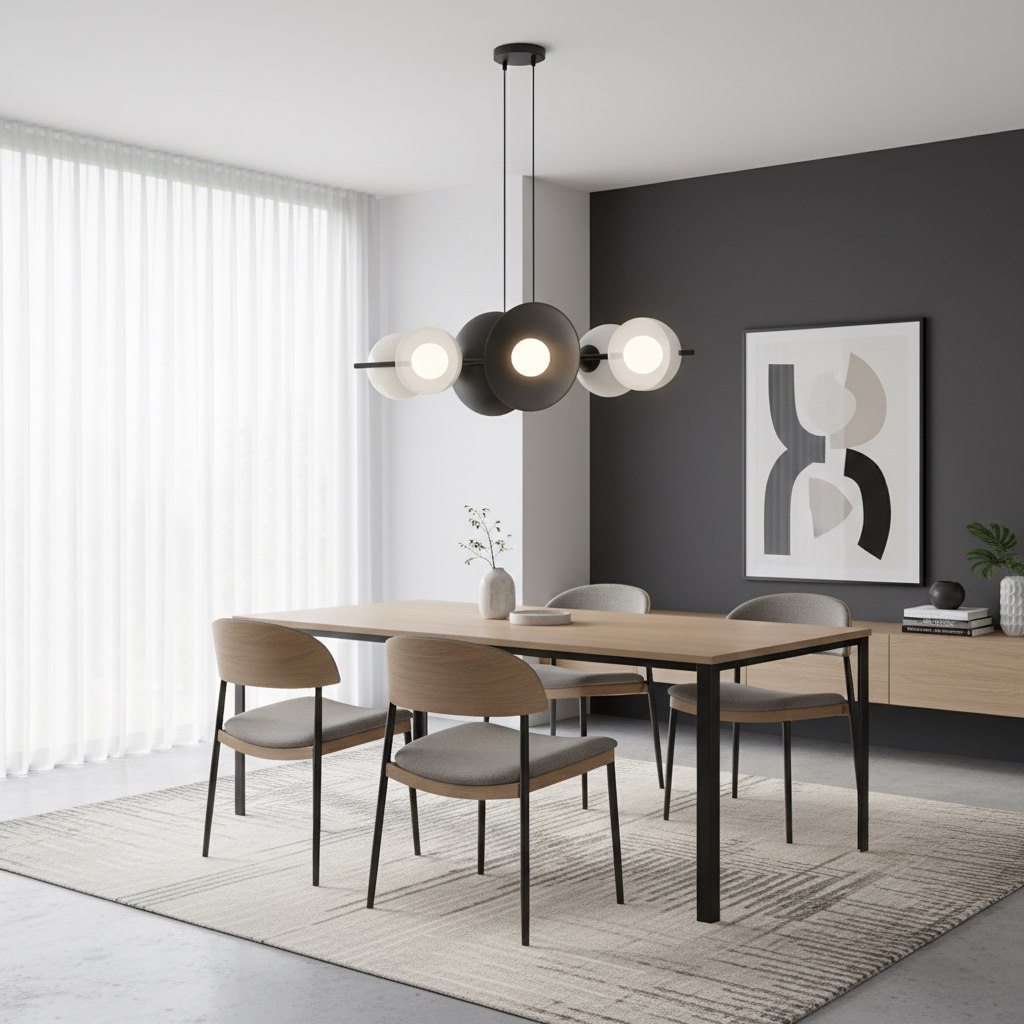 Hanglamp Diestond Zwart Ø10 cm - Afbeelding 6