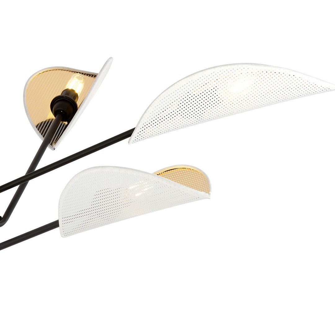 Plafondlamp Fiver Zwart Ø12 cm - Afbeelding 6