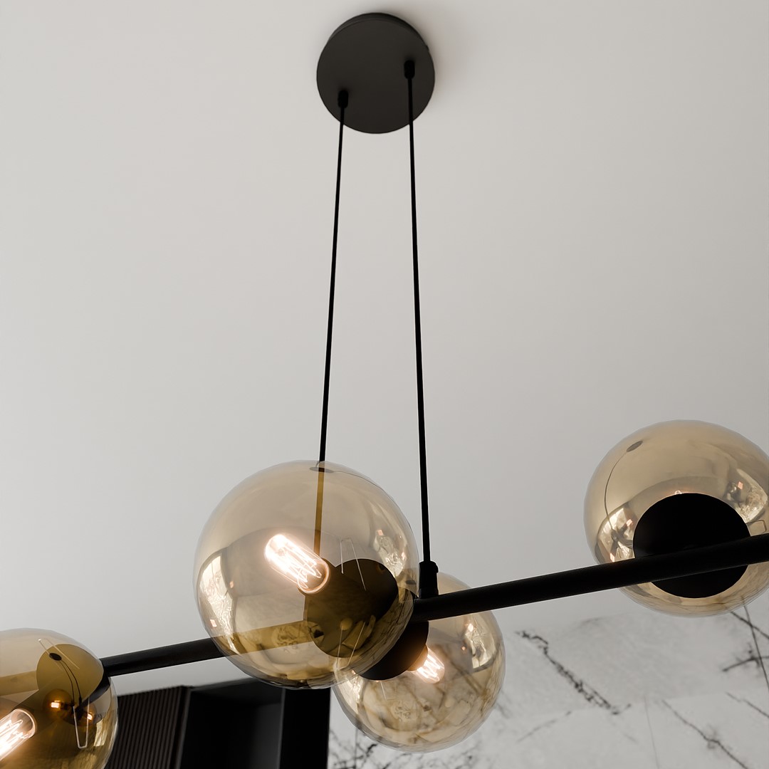 Hanglamp Vaunton Zwart Ø14 cm - Afbeelding 6