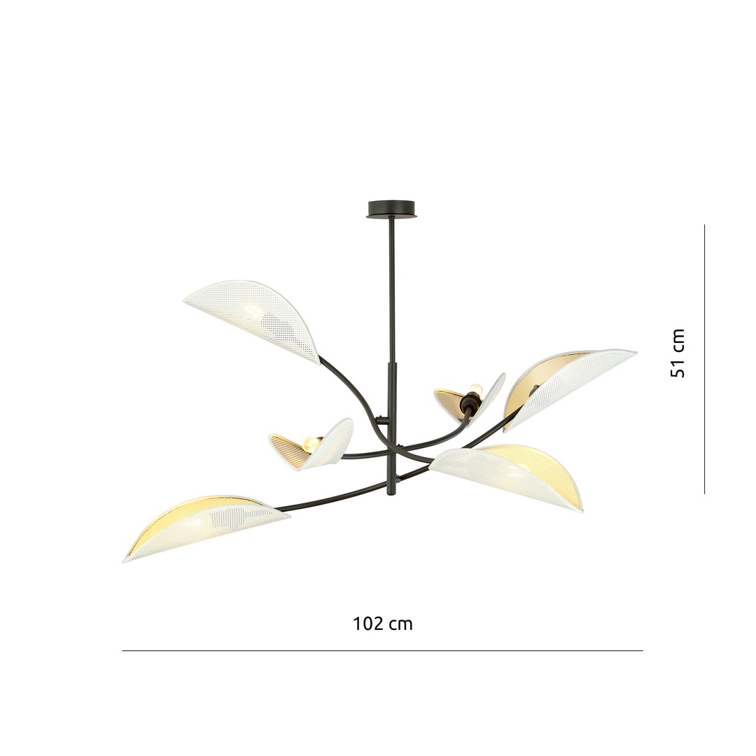 Plafondlamp Tussea Zwart Ø12 cm - Afbeelding 6