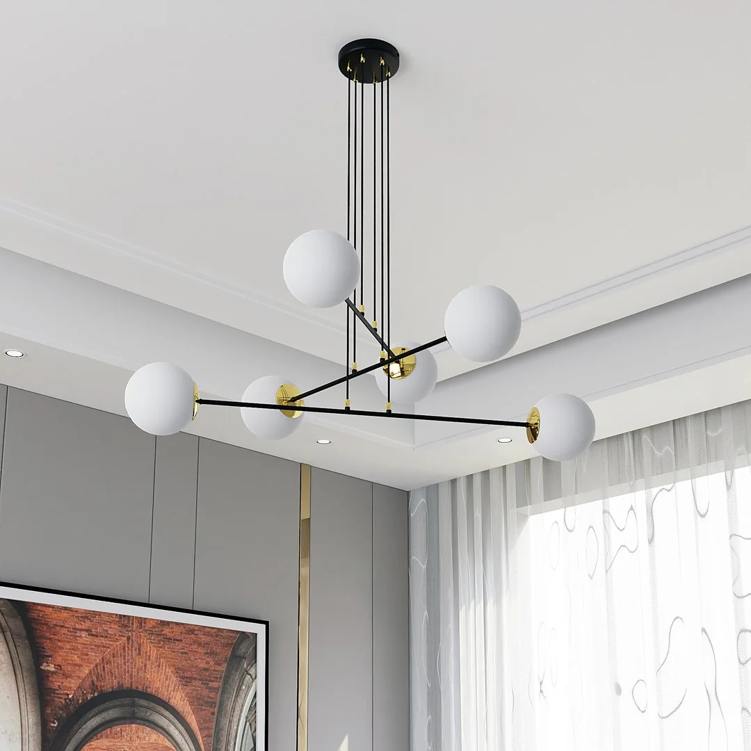 Hanglamp Gunde Zwart Ø15 cm - Afbeelding 6