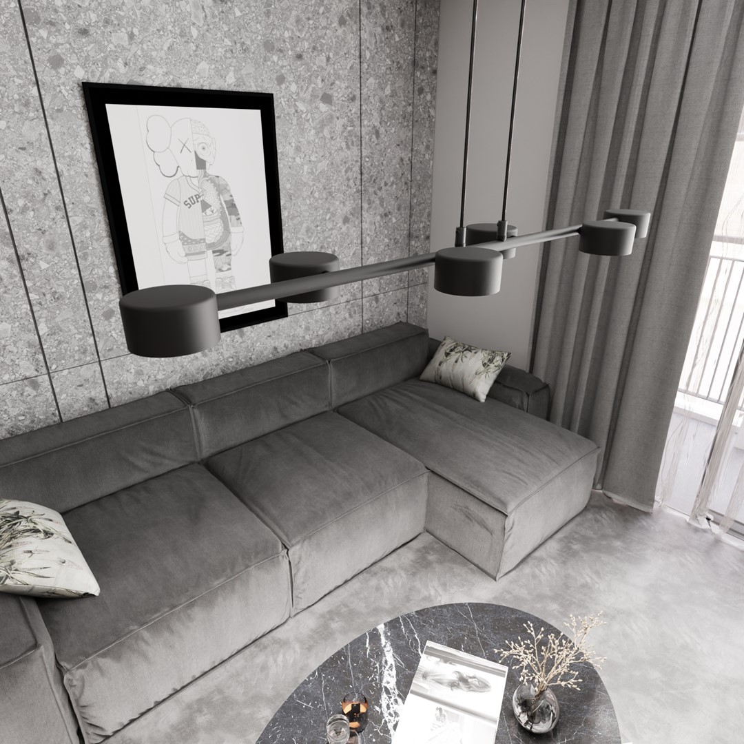 Hanglamp Geirdas Zwart - Afbeelding 6