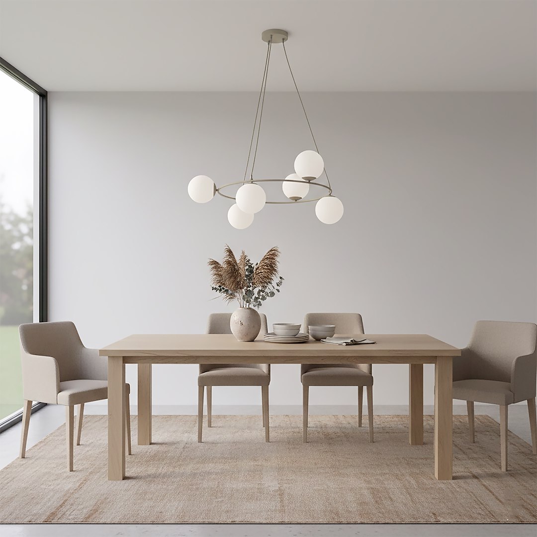 Hanglamp Kaudes Beige Ø14 cm - Afbeelding 6