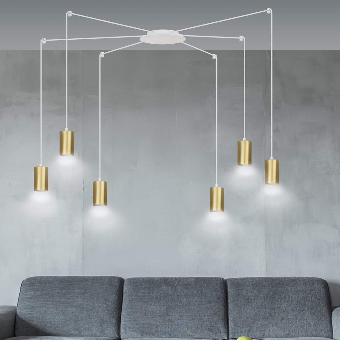 Hanglamp Daumin Wit - Afbeelding 6
