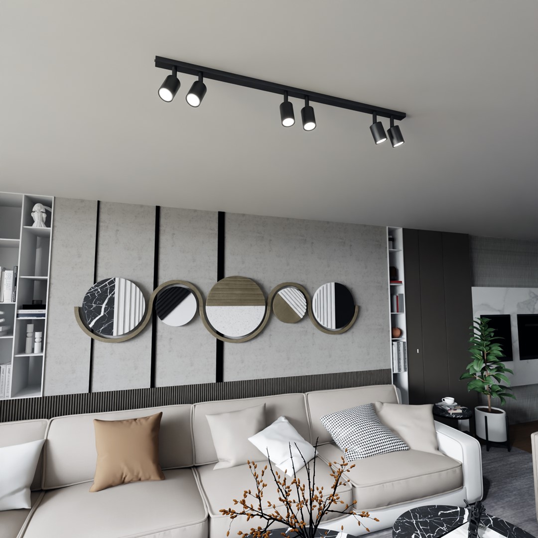 Plafondlamp Vodea Zwart - Afbeelding 6