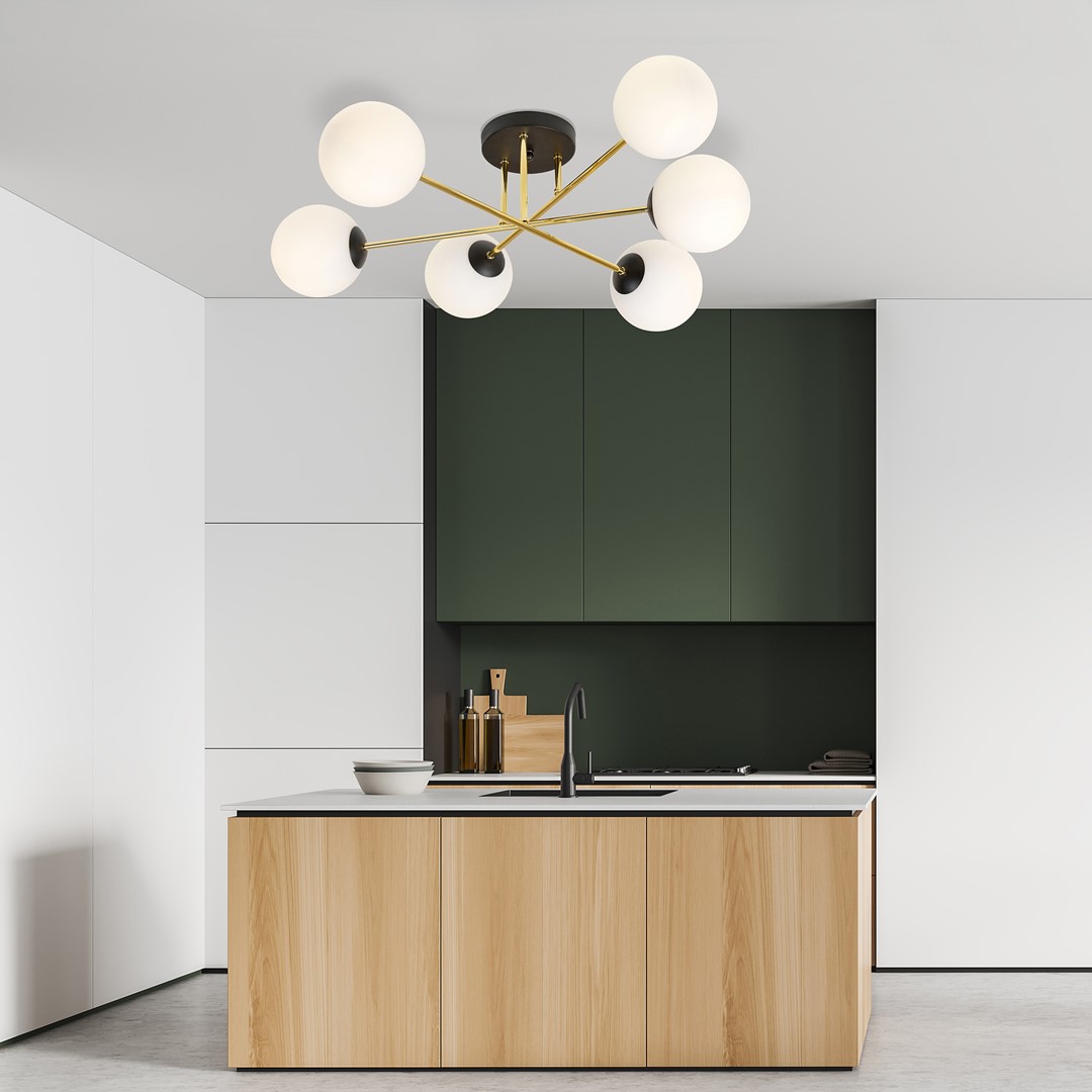 Plafondlamp Ventund Zwart Ø14 cm - Afbeelding 7