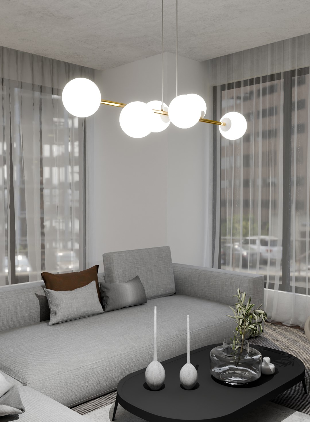 Hanglamp Fennik Wit Ø14 cm - Afbeelding 7