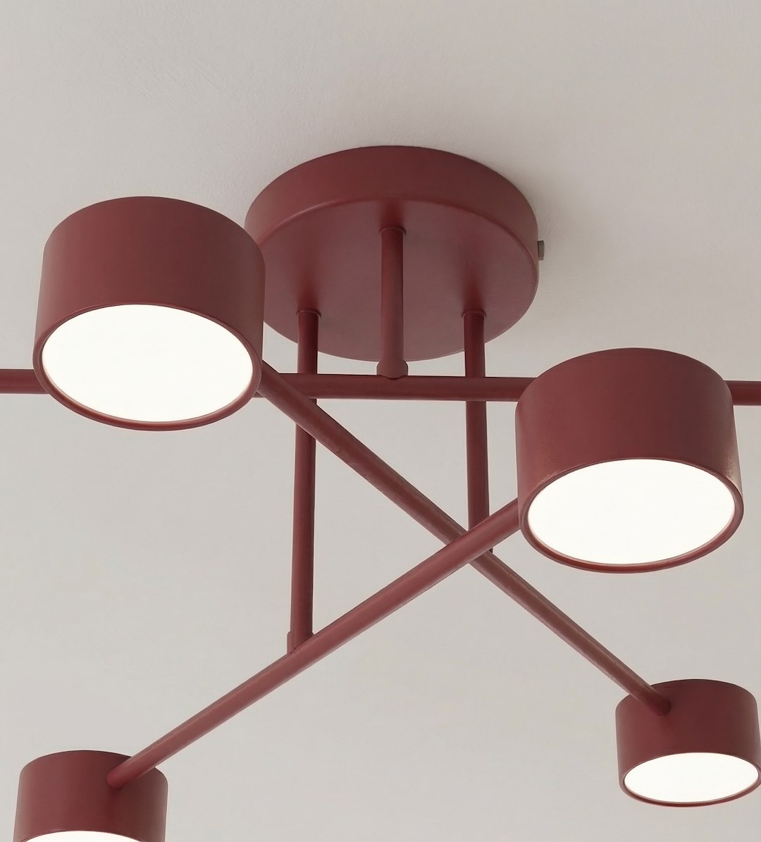 Plafondlamp Causon Bordeaux - Afbeelding 7