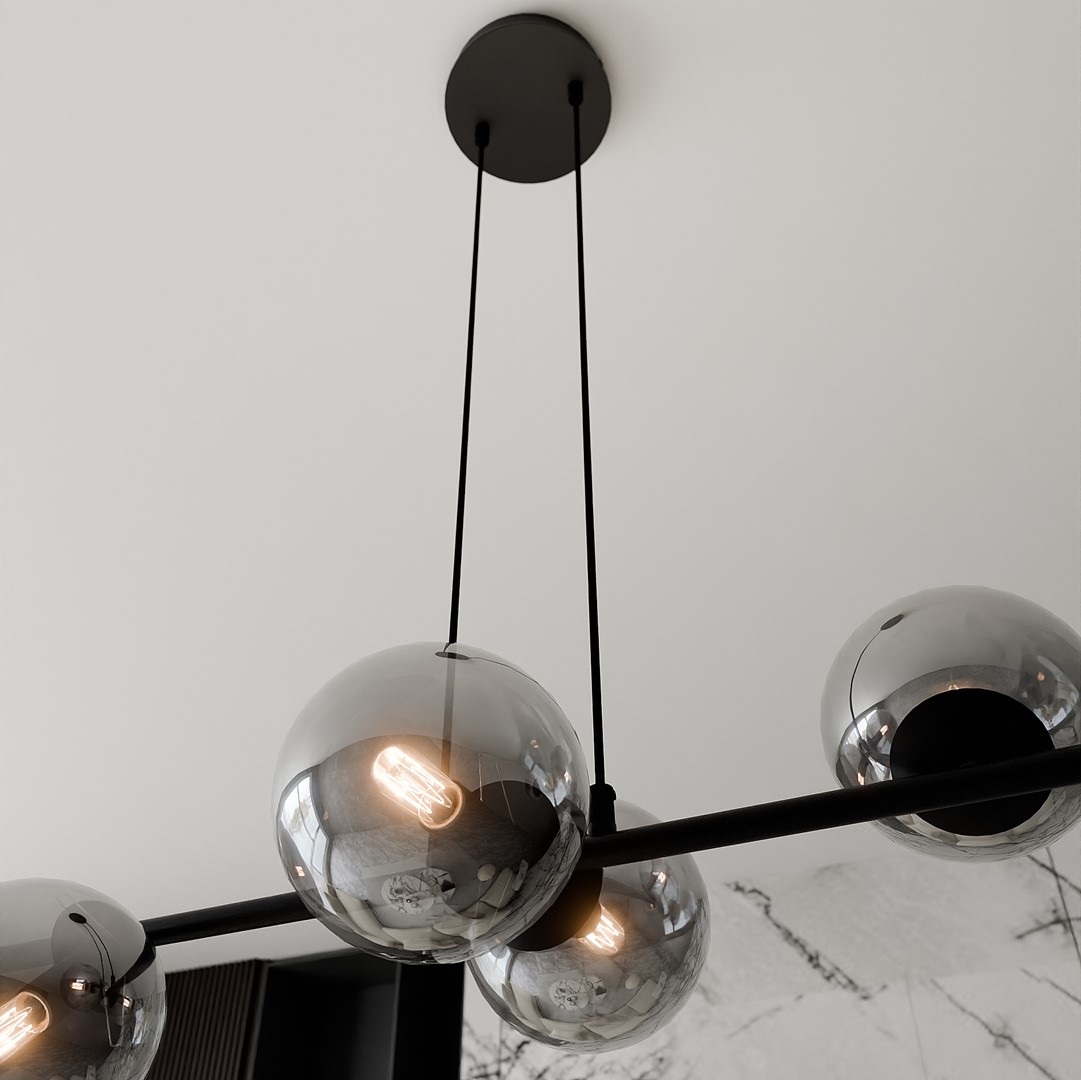 Hanglamp Fonsir Zwart Ø14 cm - Afbeelding 7