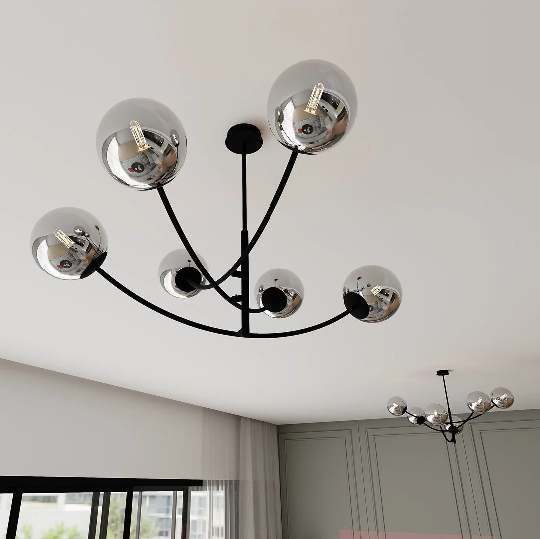 Plafondlamp Rendin Zwart Ø14 cm - Afbeelding 7
