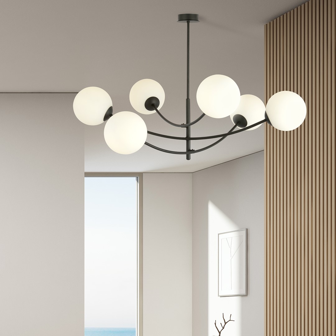 Plafondlamp Lelang Zwart Ø15 cm - Afbeelding 7