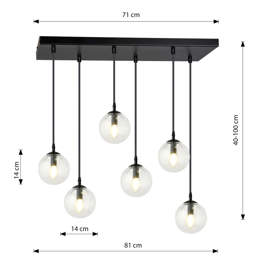 Hanglamp Hemmum Zwart Ø14 cm - Afbeelding 7