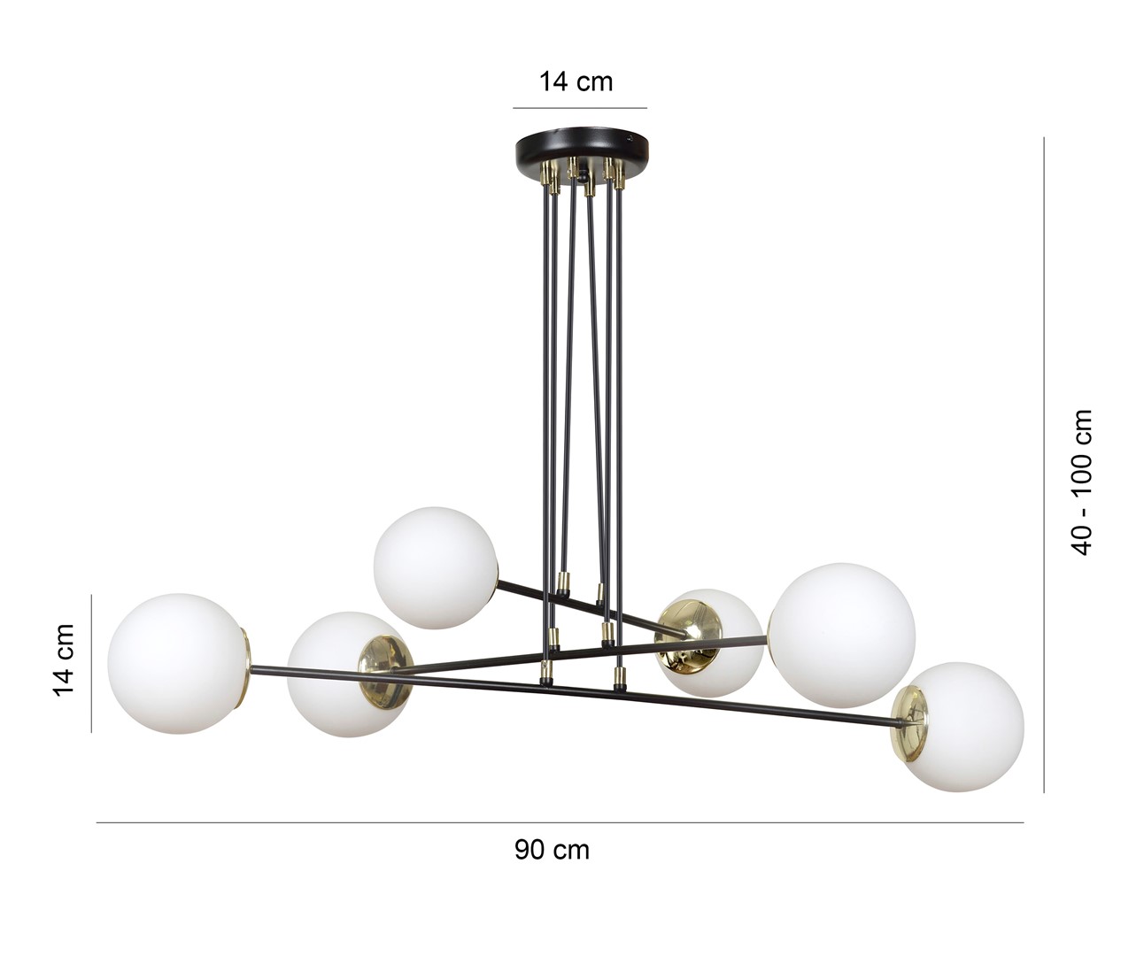 Hanglamp Gunde Zwart Ø15 cm - Afbeelding 7