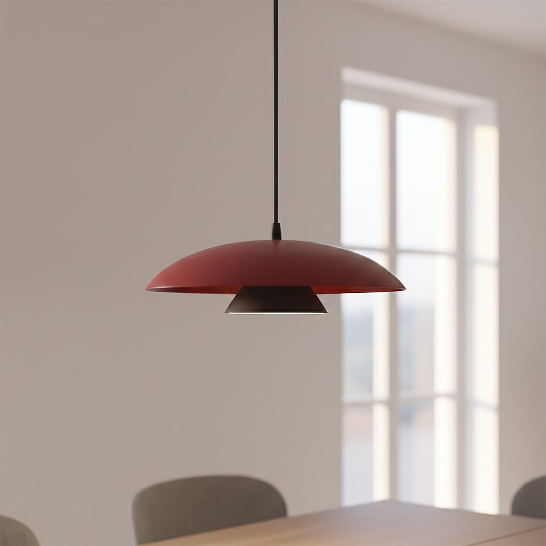 Hanglamp Heby Bordeaux - Afbeelding 7