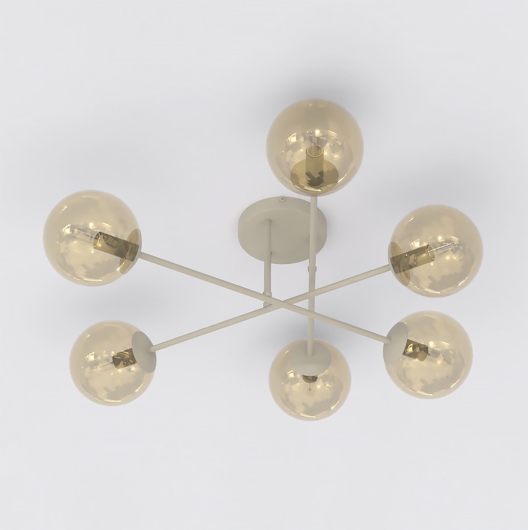 Plafondlamp Flalen Beige Ø14 cm - Afbeelding 7