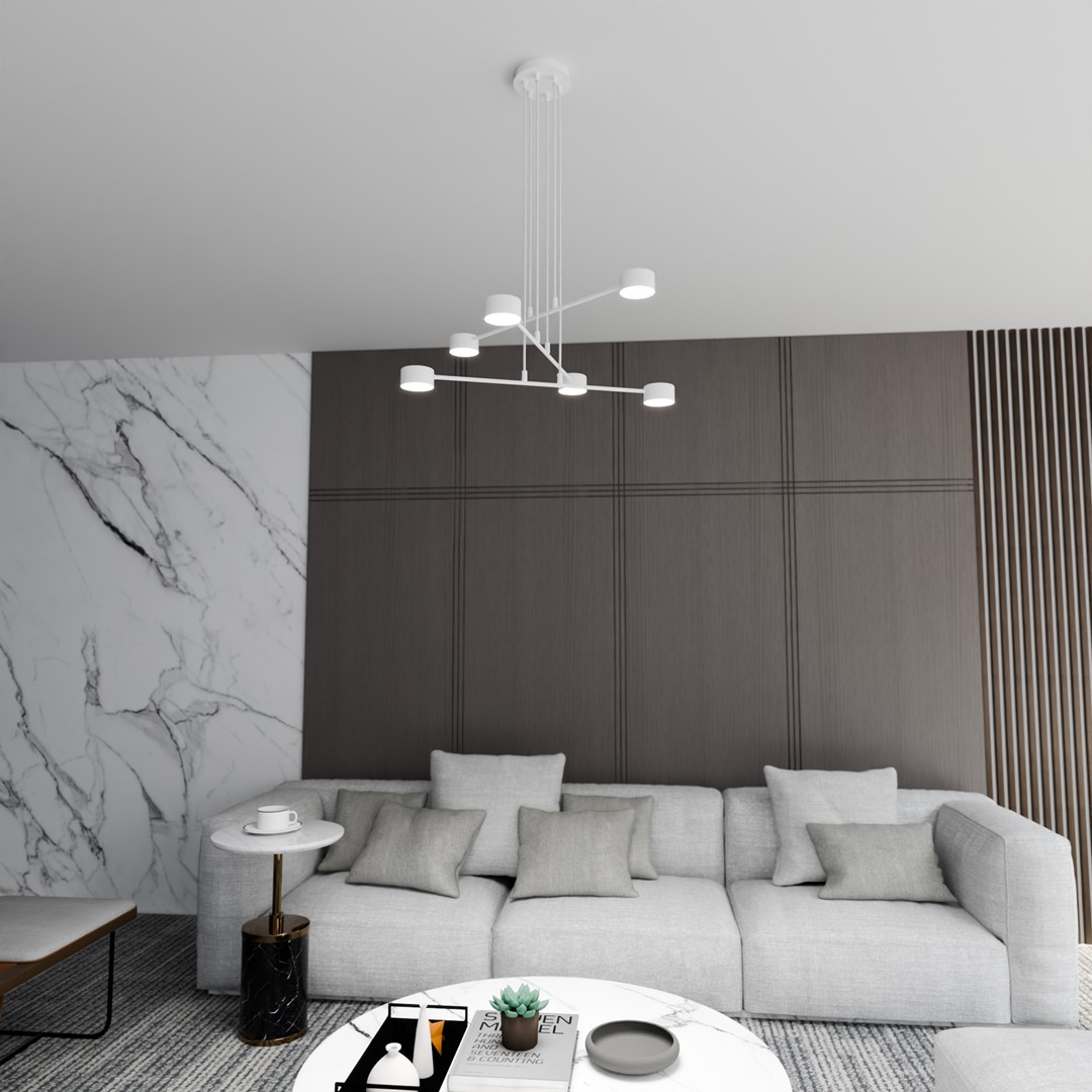 Hanglamp Stades Wit - Afbeelding 7
