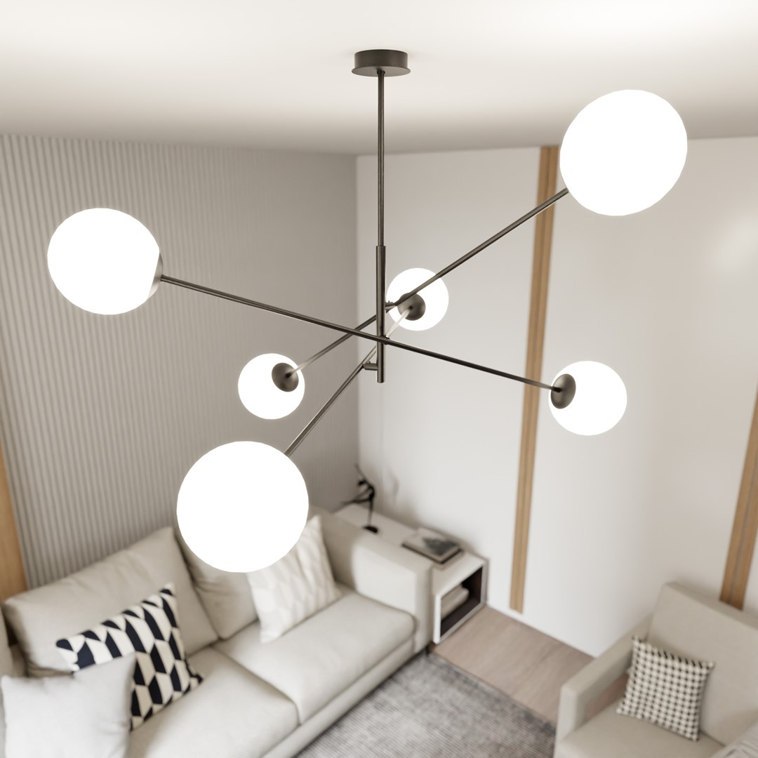 Hanglamp Graatea Zwart Ø15 cm - Afbeelding 7