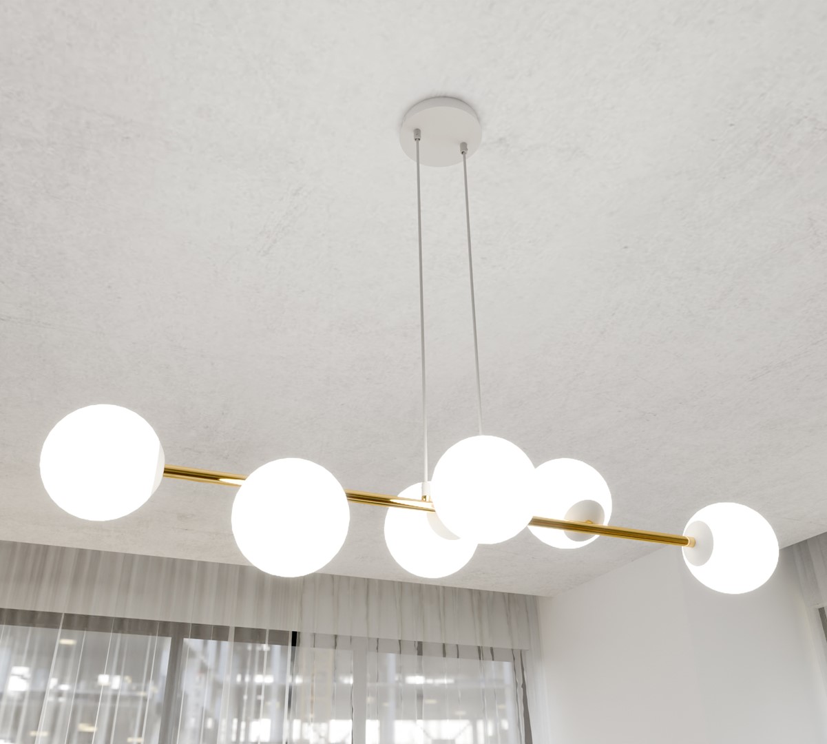 Hanglamp Fennik Wit Ø14 cm - Afbeelding 8