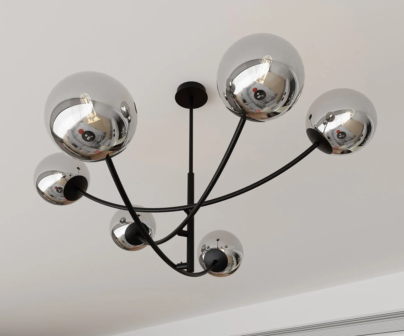 Plafondlamp Rendin Zwart Ø14 cm - Afbeelding 8