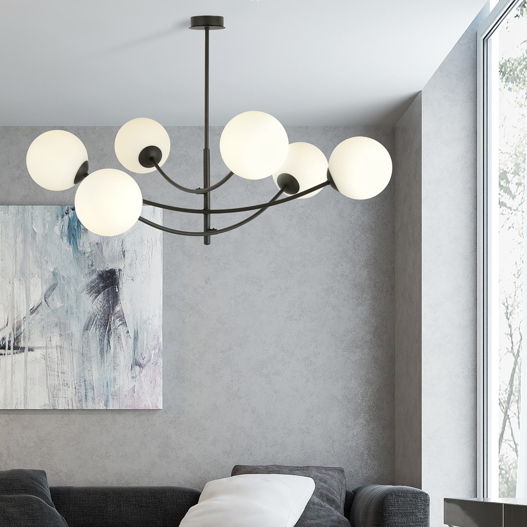 Plafondlamp Lelang Zwart Ø15 cm - Afbeelding 8