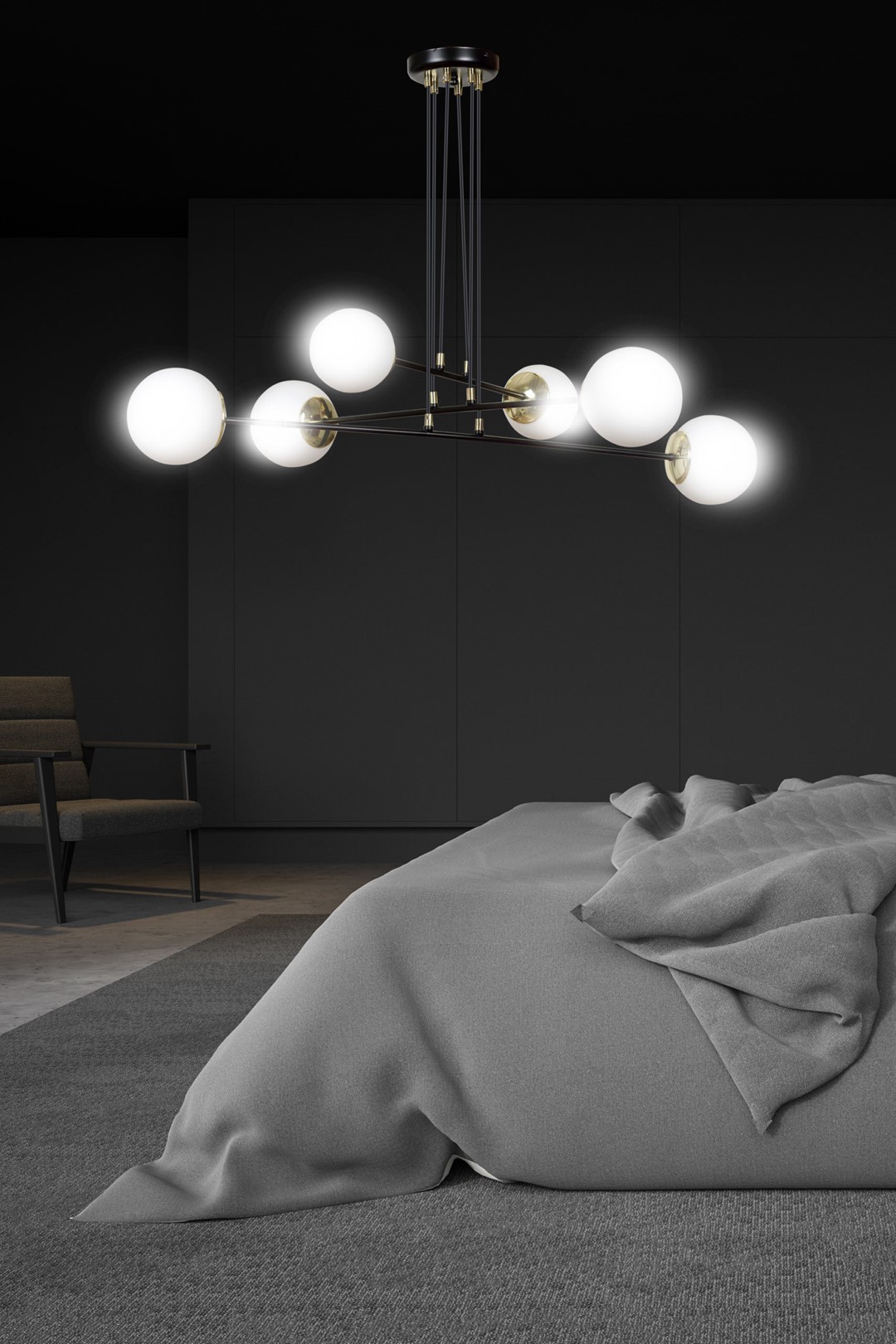 Hanglamp Gunde Zwart Ø15 cm - Afbeelding 8