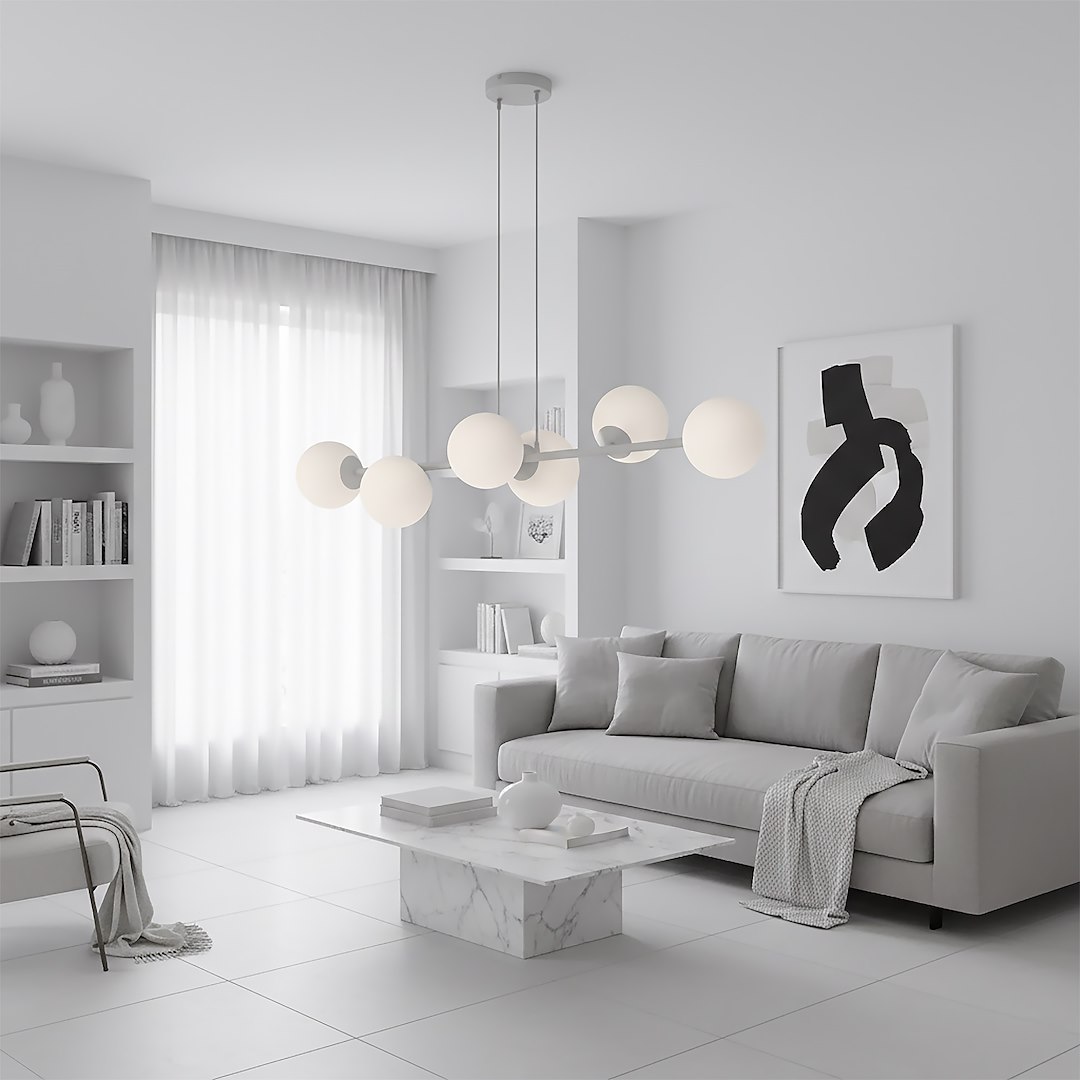 Hanglamp Mikesta Grijs Ø14 cm - Afbeelding 8
