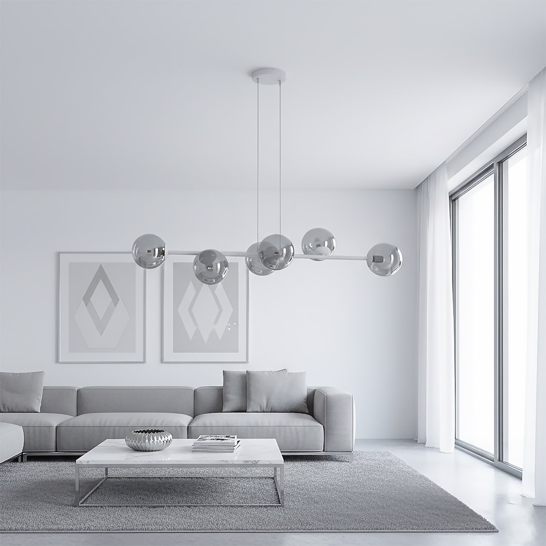 Hanglamp Brerrona Grijs Ø14 cm - Afbeelding 8
