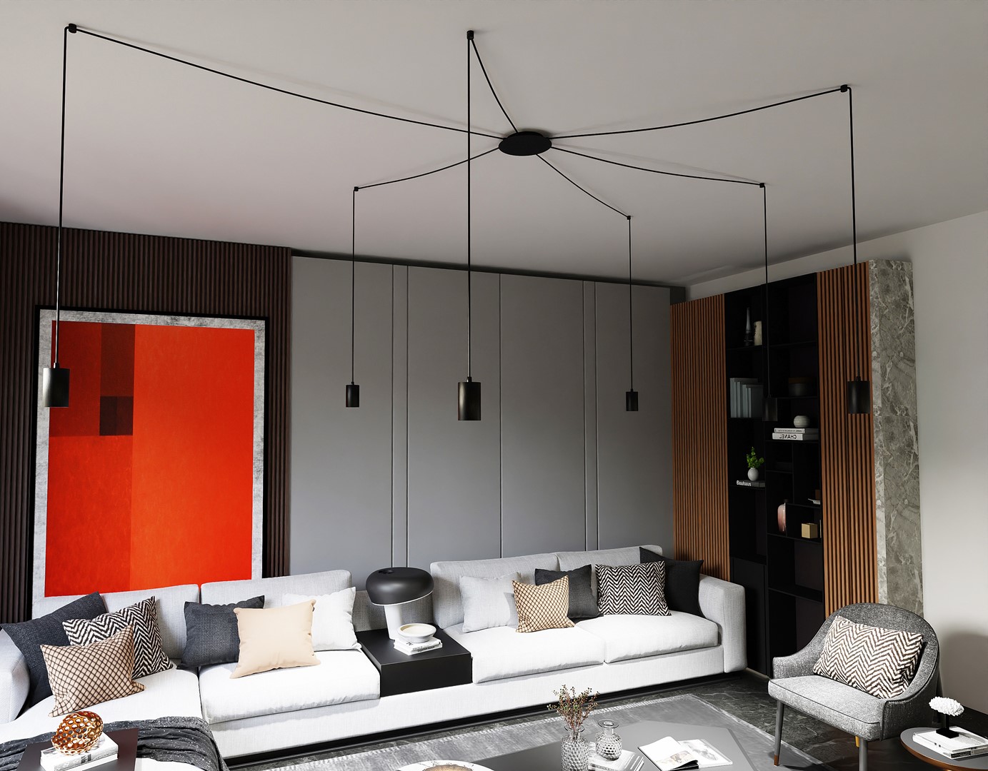 Hanglamp Morrun Zwart - Afbeelding 9