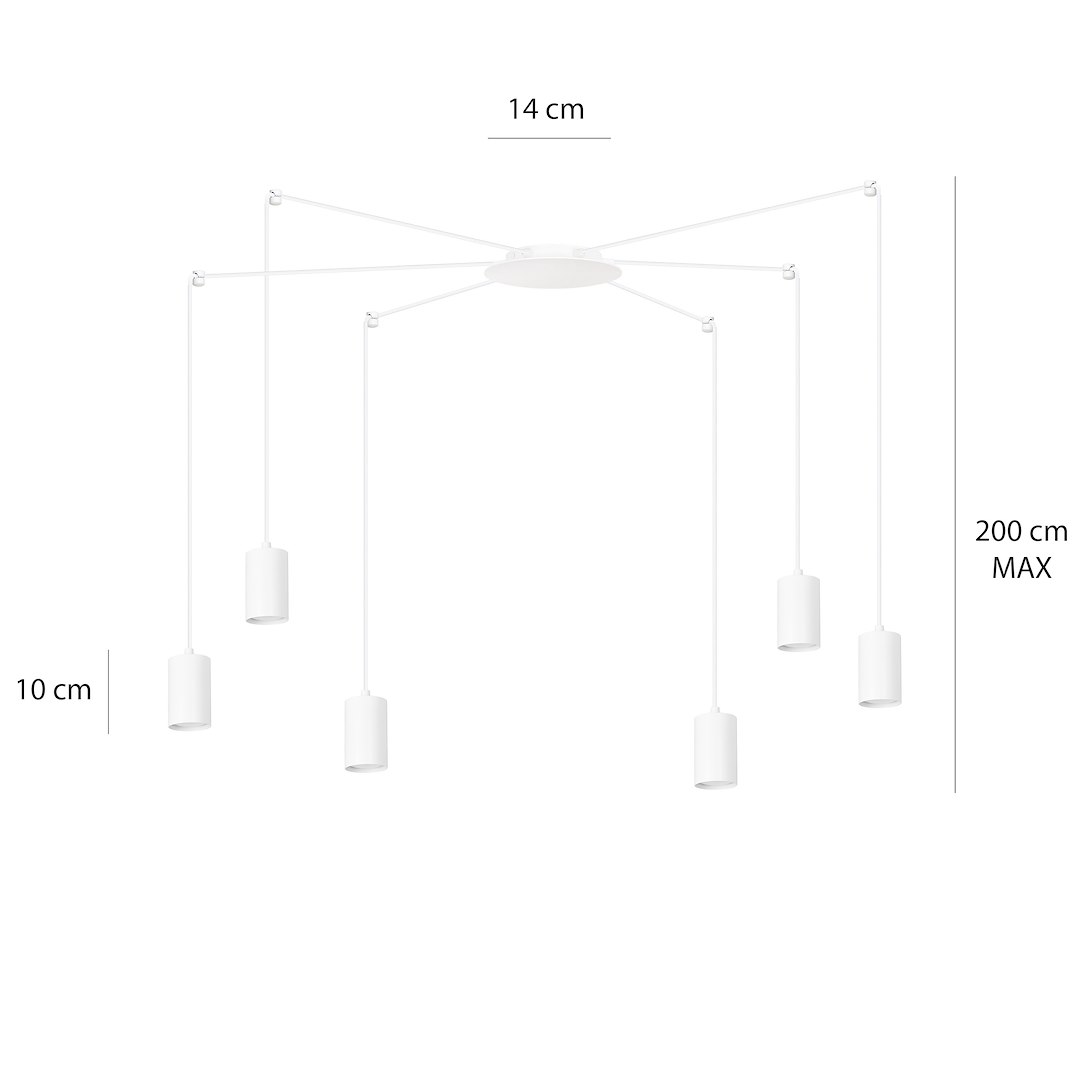 Hanglamp Skeril Wit - Afbeelding 9