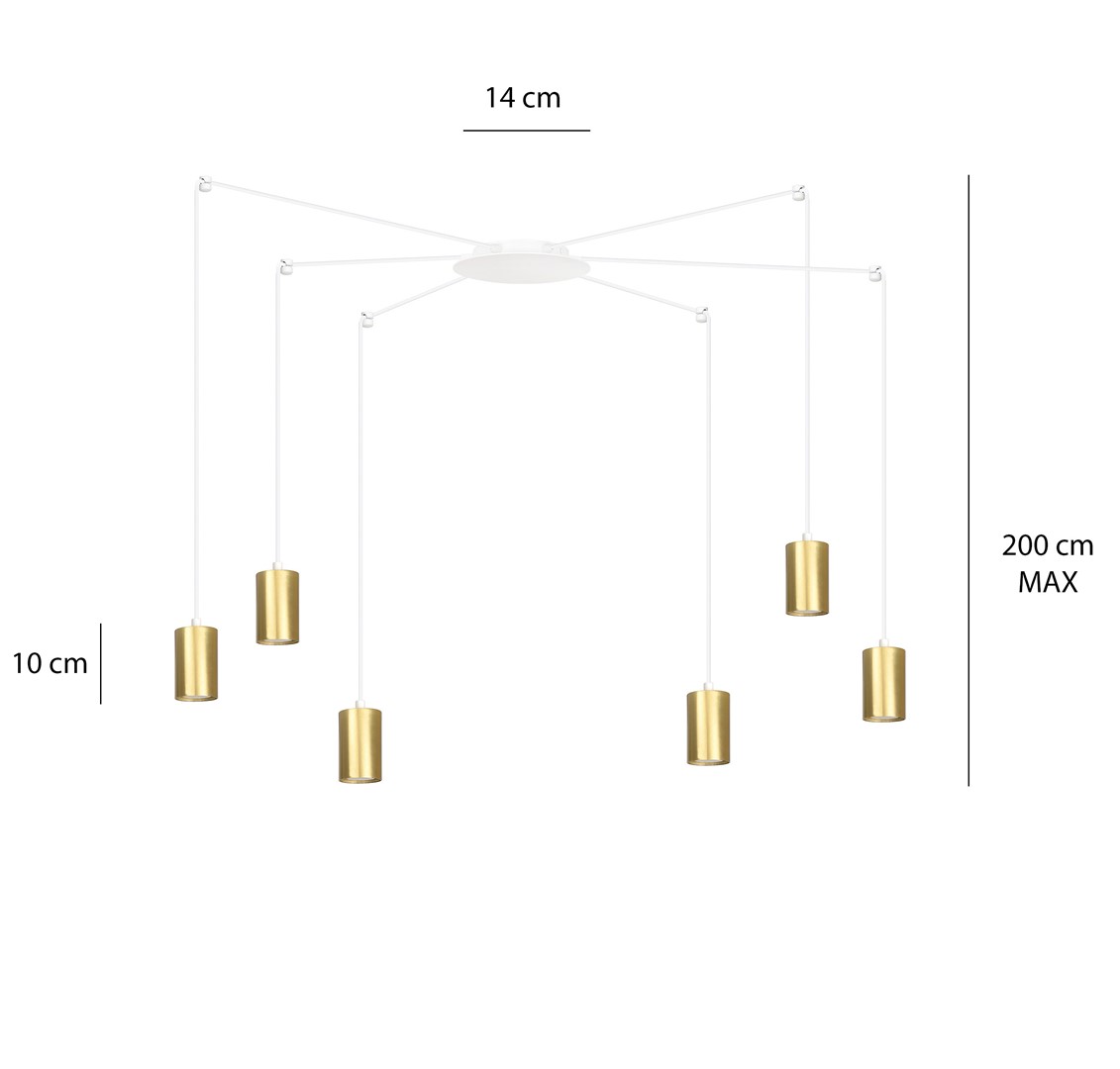 Hanglamp Daumin Wit - Afbeelding 9