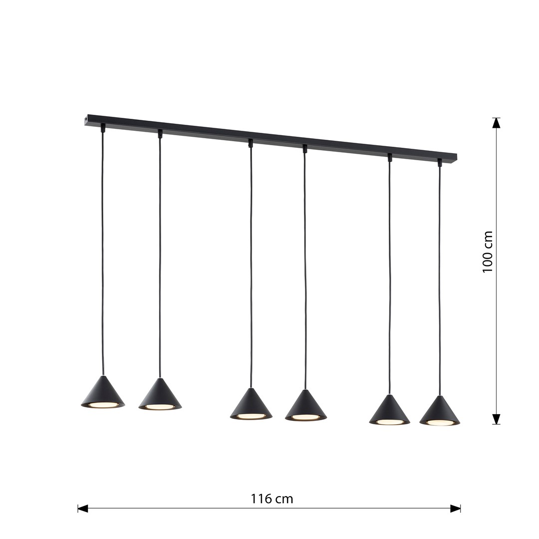 Hanglamp Valvund Zwart - Afbeelding 9