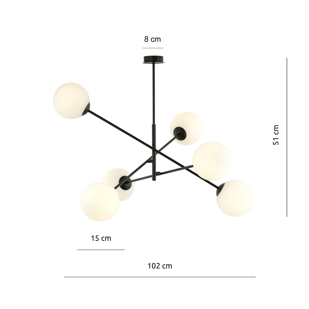 Hanglamp Graatea Zwart Ø15 cm - Afbeelding 9
