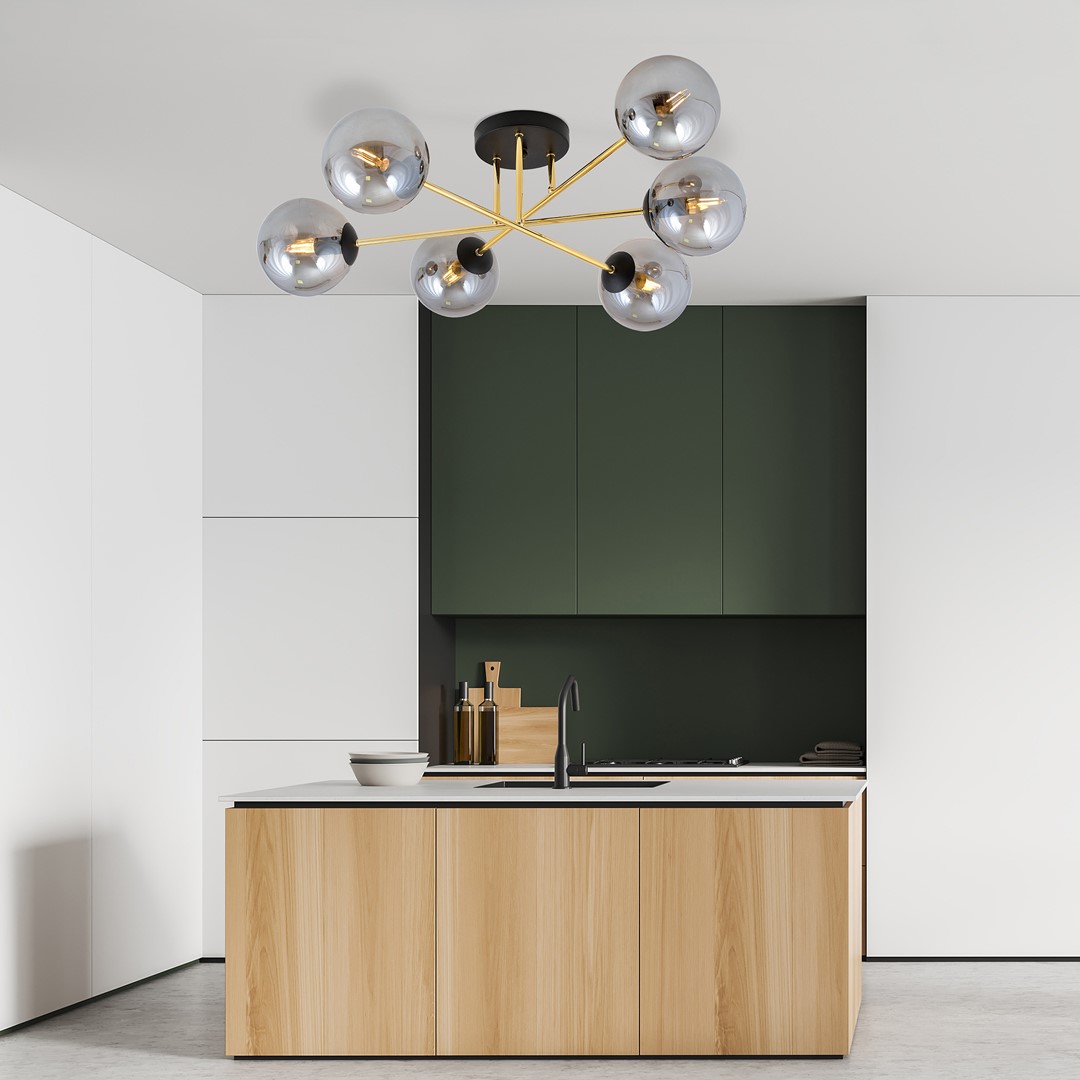 Plafondlamp Tolvella Zwart Ø14 cm - Afbeelding 9
