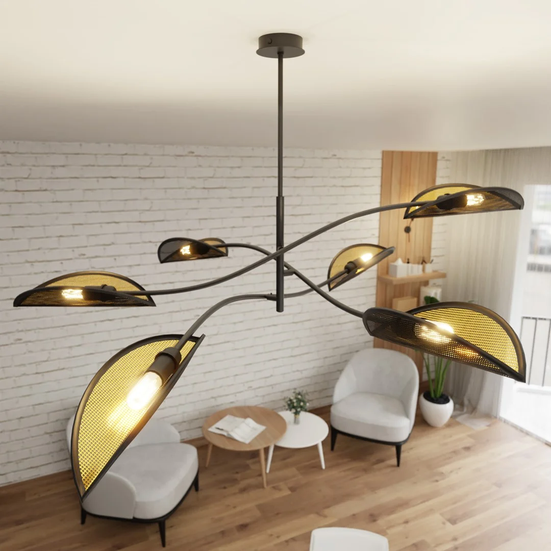 Plafondlamp Vernir Zwart Ø12 cm - Afbeelding 10
