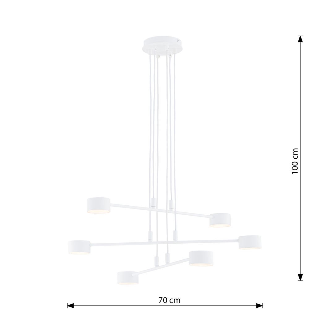 Hanglamp Stades Wit - Afbeelding 10