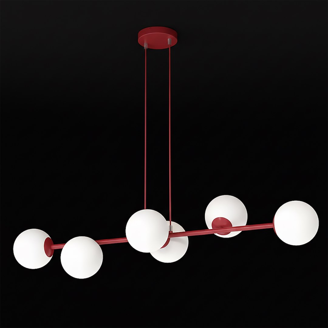 Hanglamp Stirnand Bordeaux Ø14 cm - Afbeelding 10