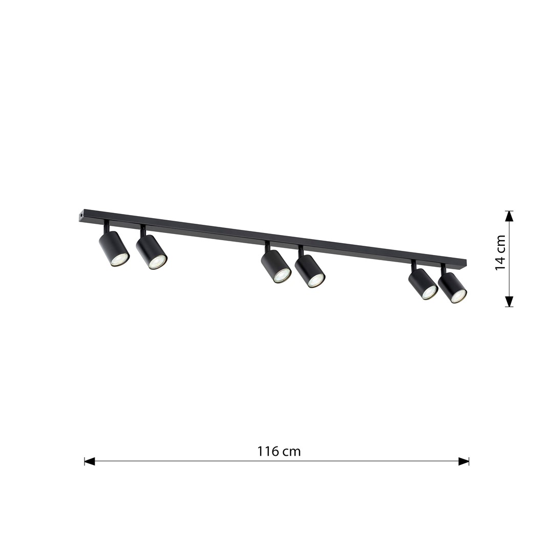 Plafondlamp Vodea Zwart - Afbeelding 10