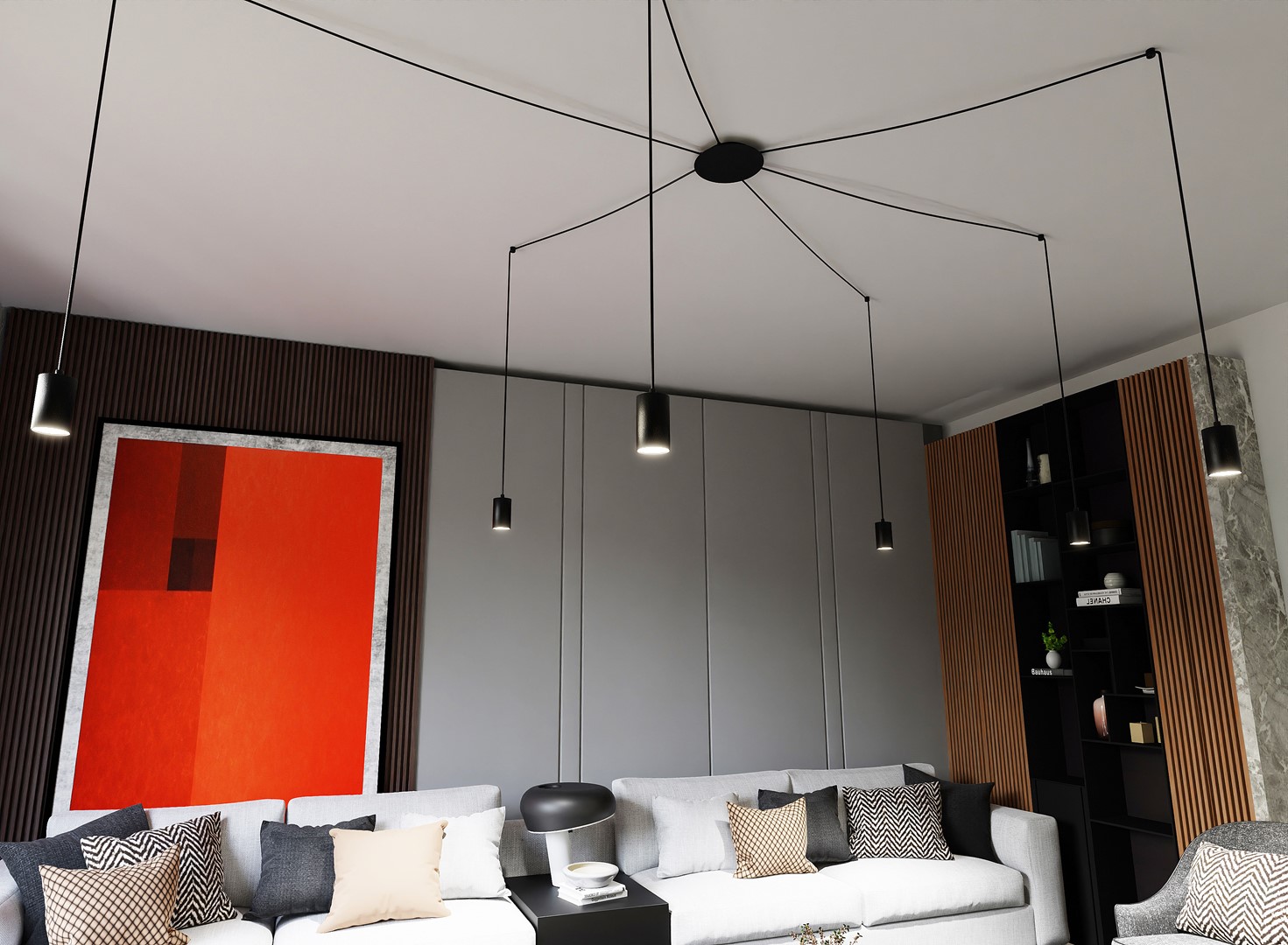 Hanglamp Morrun Zwart - Afbeelding 10