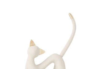 Decoratiefiguur Nordin Polyresin Grijs H44 cm
