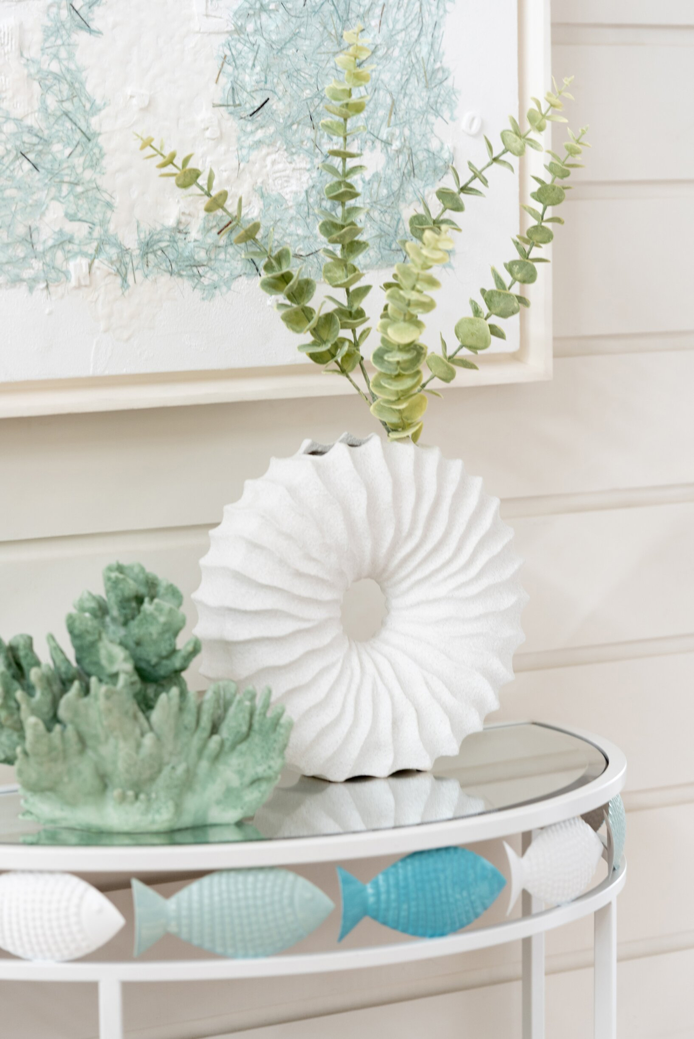 Beeld Nancy Polyresin Groen H21 cm - Afbeelding 3