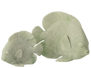 Decoratiefiguur Teelvaro Polyresin Groen H23 cm