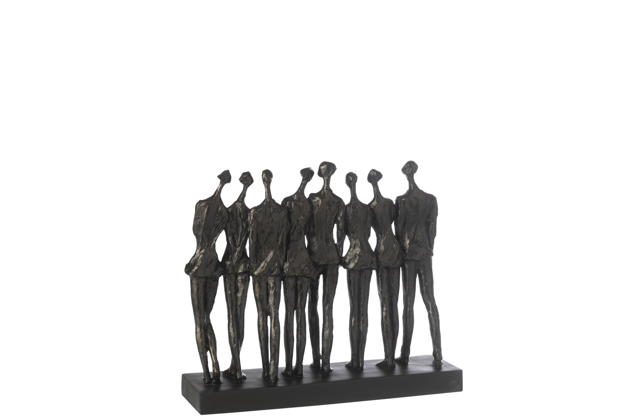 Beeld Flaulvena Polyresin Zwart H38 cm