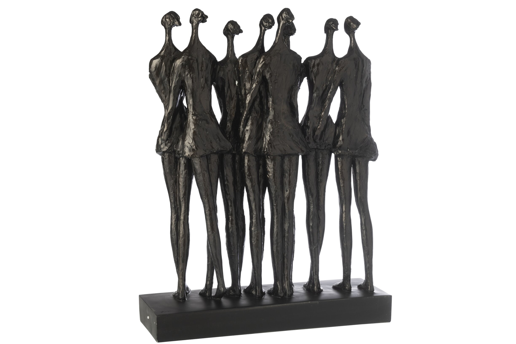 Beeld Stiellio Polyresin Zwart H64 cm