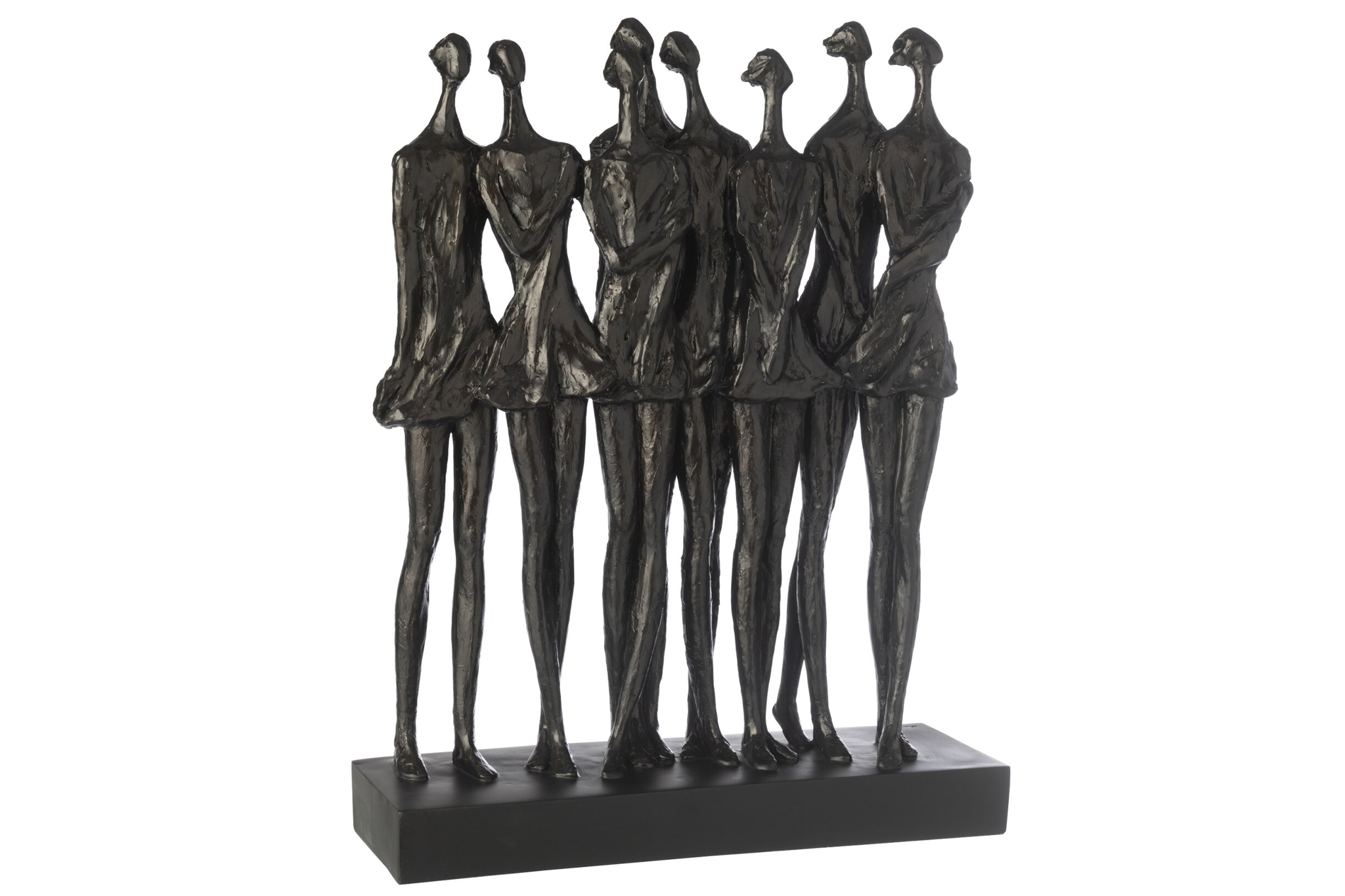 Beeld Stiellio Polyresin Zwart H64 cm - Afbeelding 2